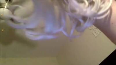 Blond shecock and a masked dude blowing each other - ashemaletube.com