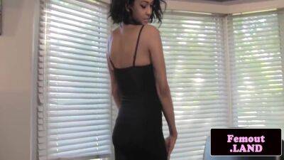 Hard - Curly Hair In Bent Over Trap Tugging Her Hard Dick 6 Min - shemalez.com