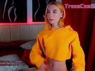 skinny russian teen trans cutie with tiny dick camshows solo - ashemaletube.com - Russia