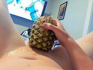 I cum in pineapple and eat it pov - ashemaletube.com