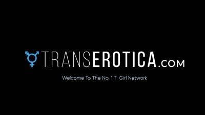 TRANSEROTICA Trans Sasha De Sade Anal Rides Dildo Machine - drtuber.com