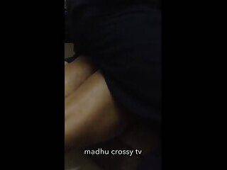 Asian Sissy - Indian madhu crossy anal cumshot with foreign top - ashemaletube.com - India