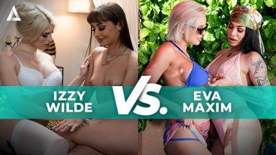 Izzy Wilde - Kenzie Taylor - Eva Maxim - TRANSFIXED - TRANS BABE BATTLE! Izzy Wilde VS Eva Maxim - pornhub.com